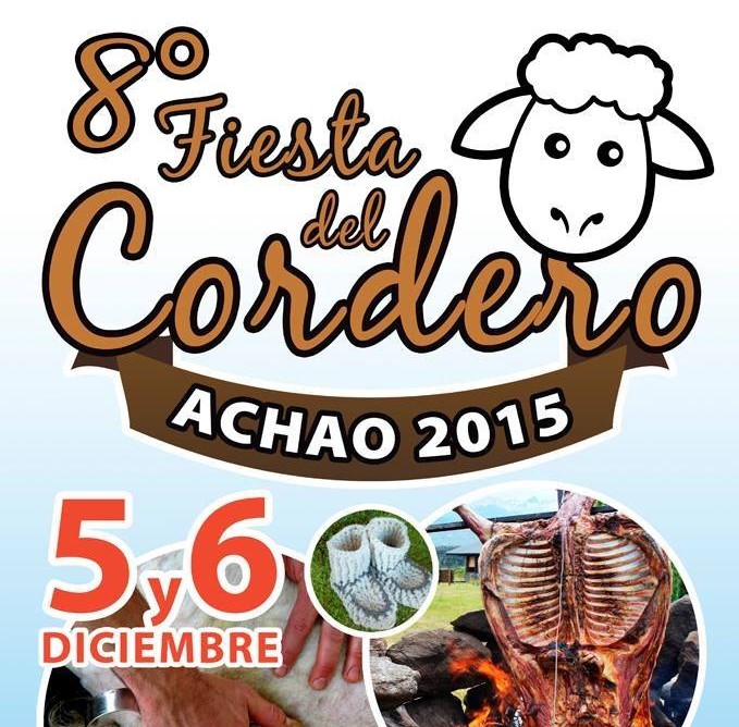 Con bastante dedicación preparan la fiesta del cordero en Achao