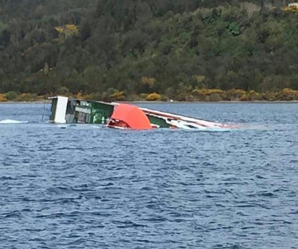 Barco hundido en Chonchi: Autoridad Marítima asegura que no hay vertimiento de petróleo