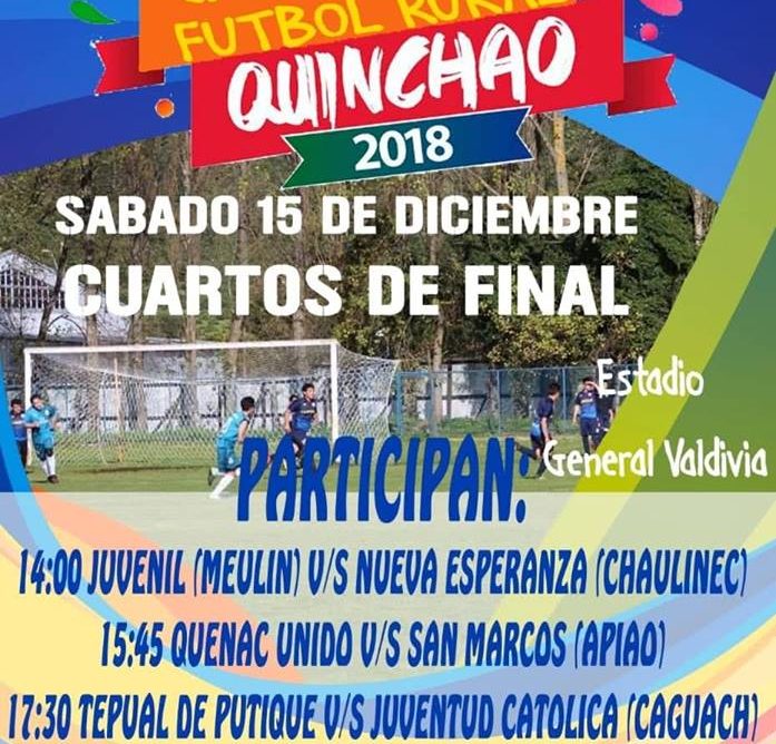 Campeonato Rural en Quinchao este  fin de Semana  Sábado y Domingo