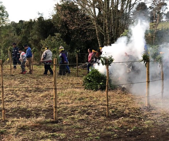 BENDICIÓN CAMPO CEREMONIAL EN COÑAB  COMUNA QUINCHAO