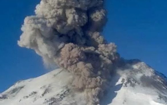 Alerta naranja: Volcán Chillán registró un evento eruptivo que alcanzó 300 metros