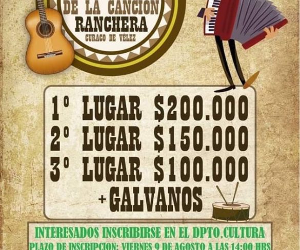 Segundo Festival de la Canción  Ranchera en Curaco de velez