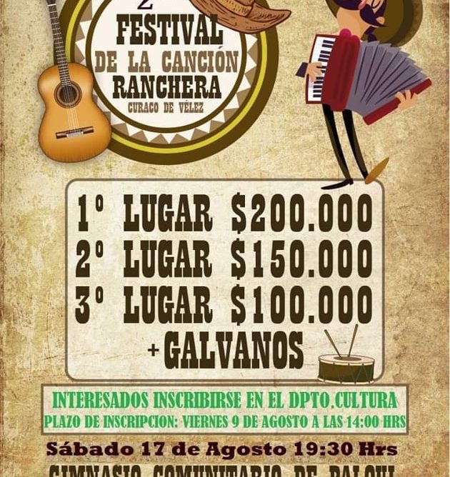 Segundo Festival de la Canción  Ranchera en Curaco de velez