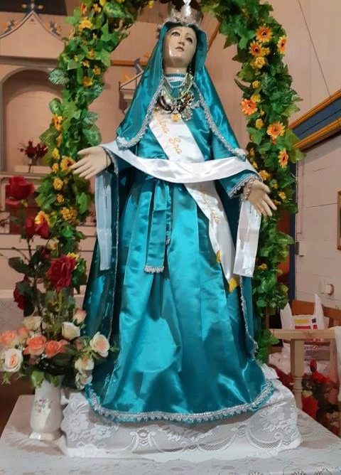 Comunidad de isla meulin celebra festividad a nuestra señora del transito