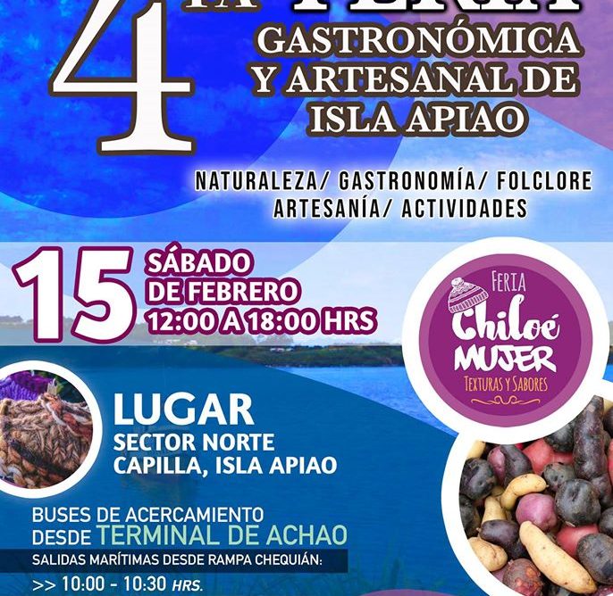 Fiesta Gastronómica y Artesanal de Isla Apiao,  comuna de Quinchao